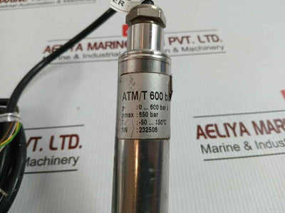 Atm/T 600 Bar U Pressure Transmitter 2 Meter 15-30 V Dc 850 Bar By Sts