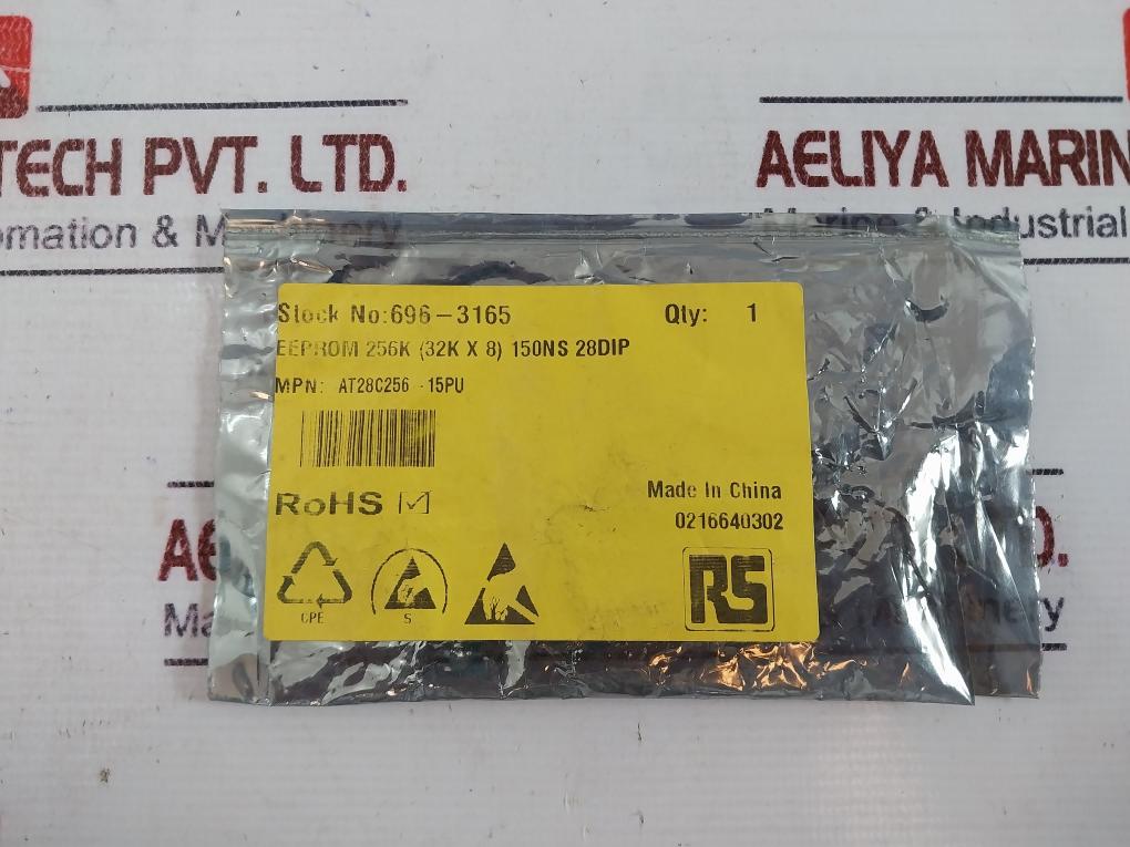 Atmel At28c256-15pu Eeprom 256k (32k X 8) 150ns 28dip