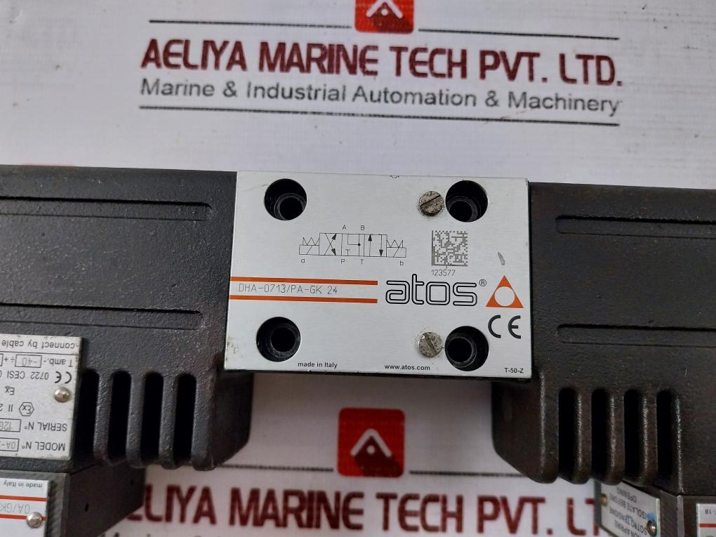 Atos 0A-24Dc Explosion Proof Solenoid Valve Dha-0713/Pa-gk 24 0A/Gk 24Dc 22 24V