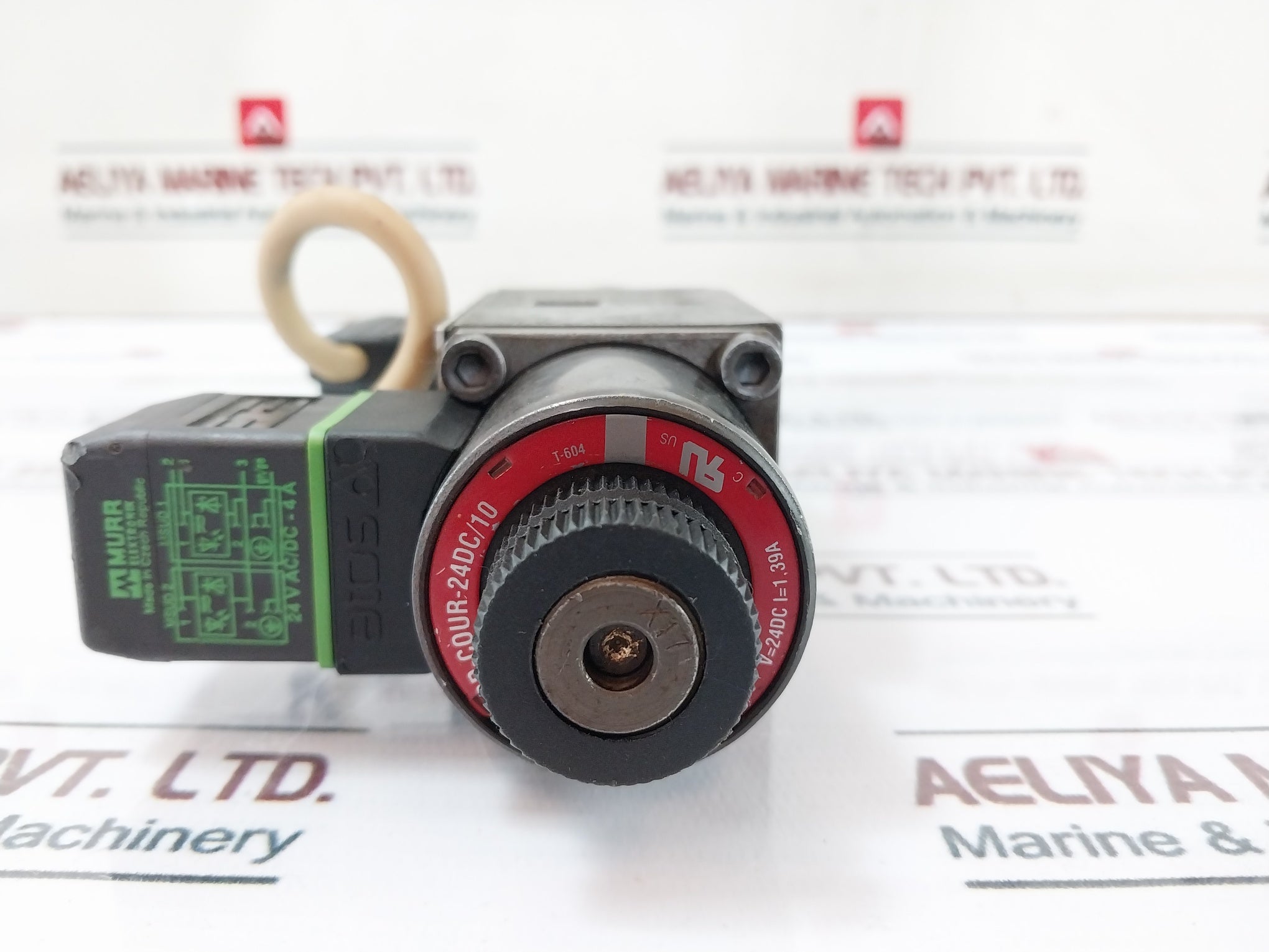 Atos Dhu-0751/2P 21 Hydraulic Valve Assembly With Murr Elektronik Sp-cour-24Dc/10 Coil