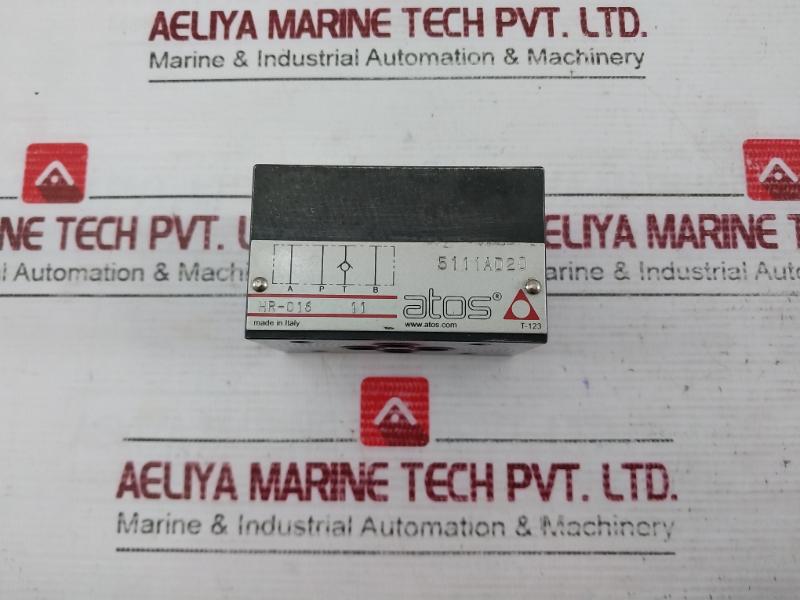 Atos Hr-016 11 Check Valve 5111Ad20 T-123