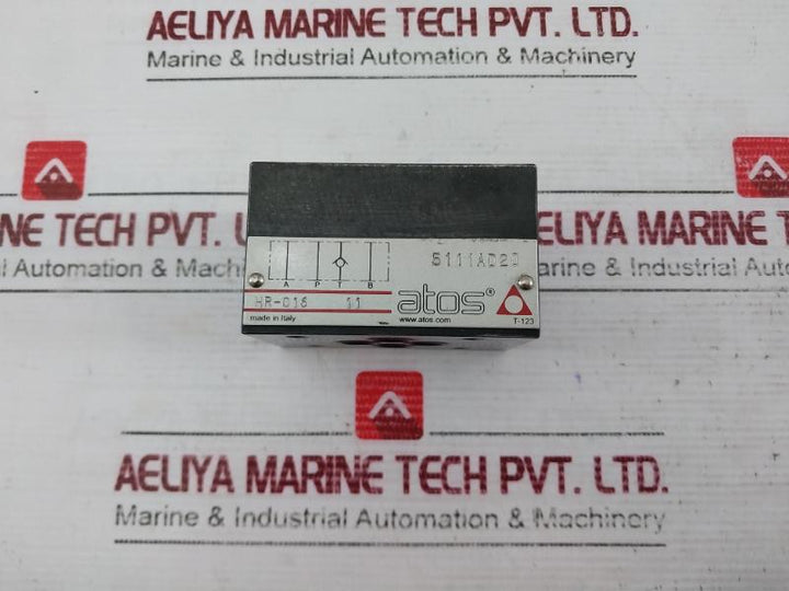 Atos Hr-016 11 Check Valve 5111Ad20 T-123