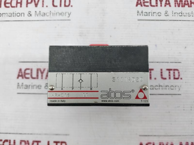 Atos Hr-016 11 Check Valve 5111Ad20 T-123