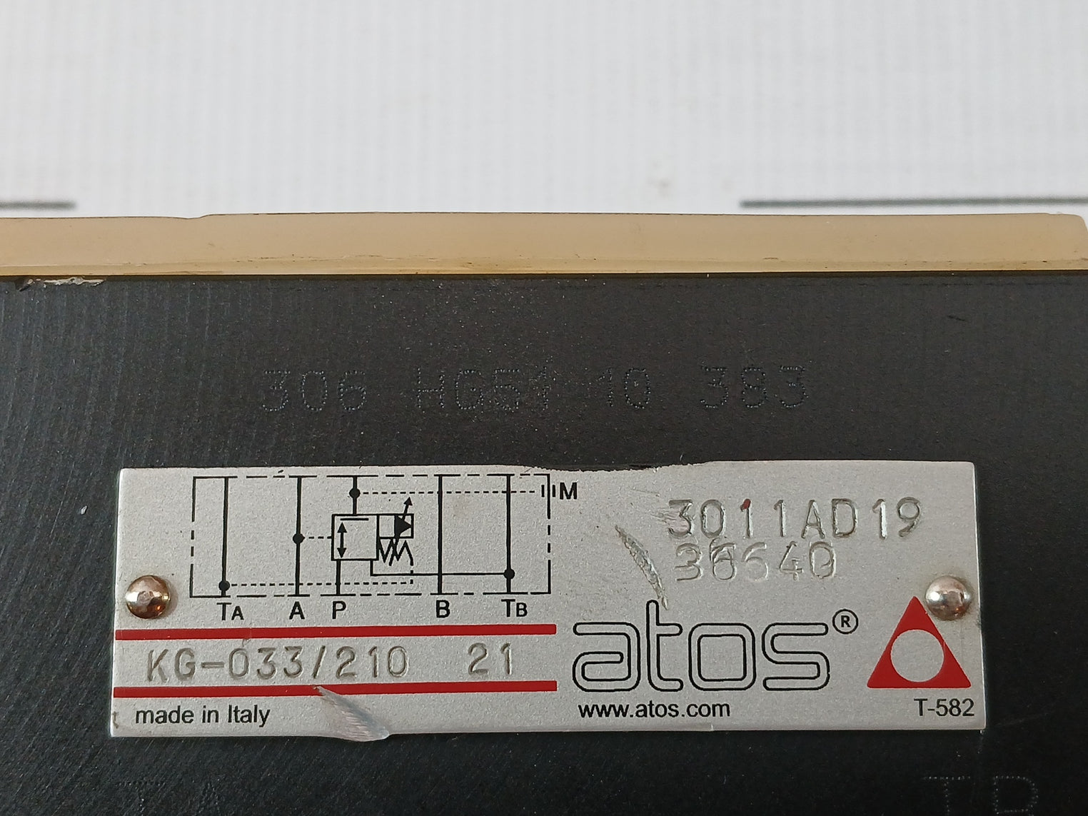 Atos Kg-033/210 21 Modular Reducing Valve