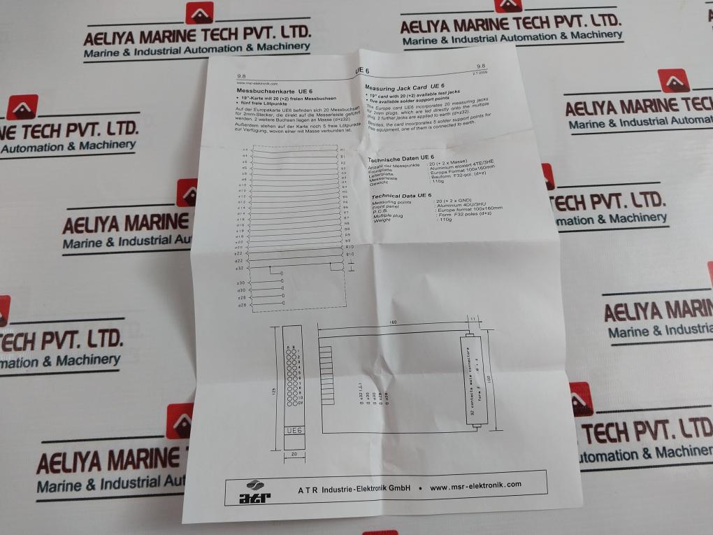 Atr Industrie Elektronik Ue6 Printed Circuit Board