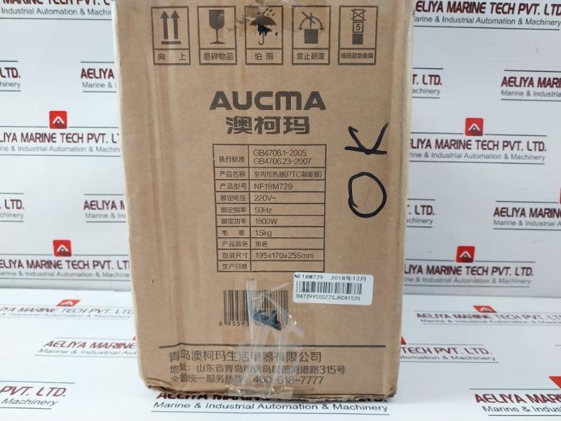 Aucma Nf18m729 Room Heater Gb4706.1-2005 1800w