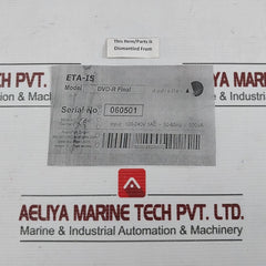 Audiodev Eta-is Input 100-240V Dvd-r Finalizer Component 50-60 Hz