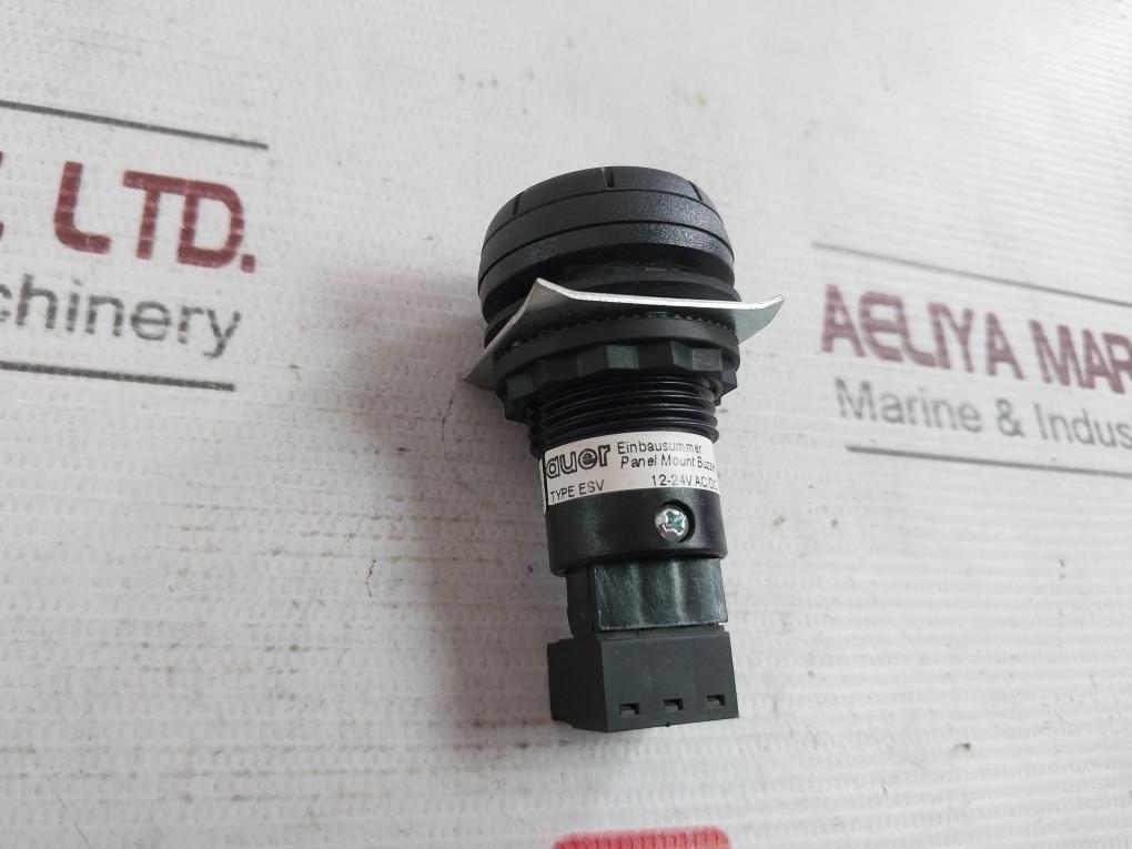 Auer Esv Panel Mount Buzzer 12-24V Ac/Dc 46Ma 0413 Ip65