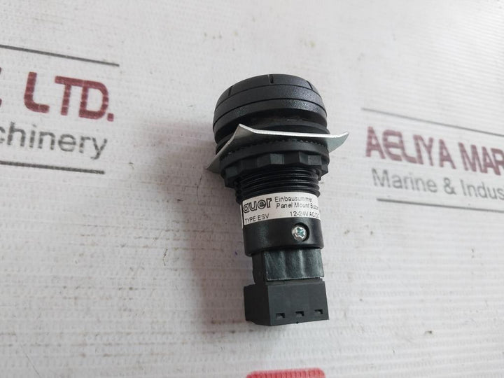 Auer Esv Panel Mount Buzzer 12-24V Ac/Dc 46Ma 0413 Ip65