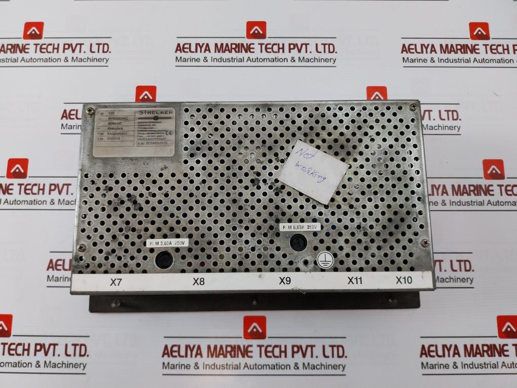 August Strecker V20 Operating Screen Eag0085901 9Vac/20Vac 50/60Hz