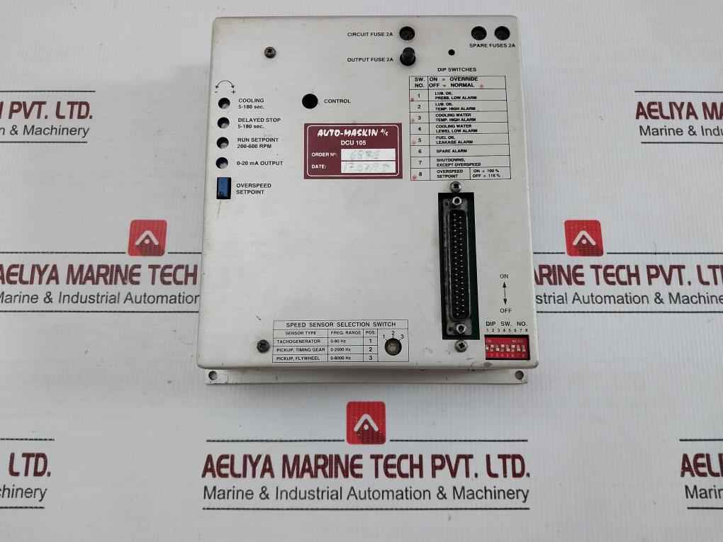 Auto-maskin 5-180Sec 200-600Rpm Diesel Control Unit Dcu 105