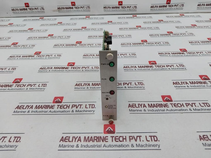 Auto-maskin 505-3 R.P.M Unit Pcb Card