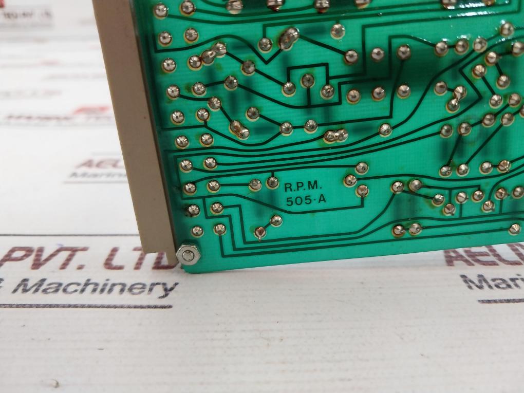 Auto-maskin 505-3 R.P.M Unit Pcb Card