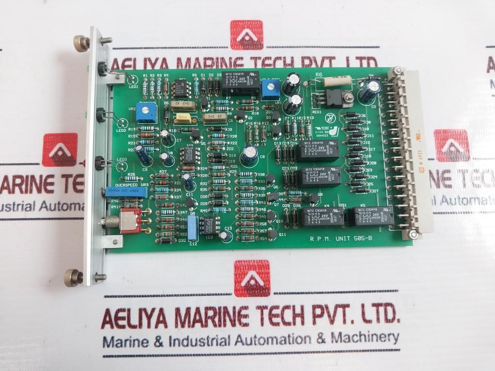 Auto Maskin R.p.m. Unit 505-b PCB Card