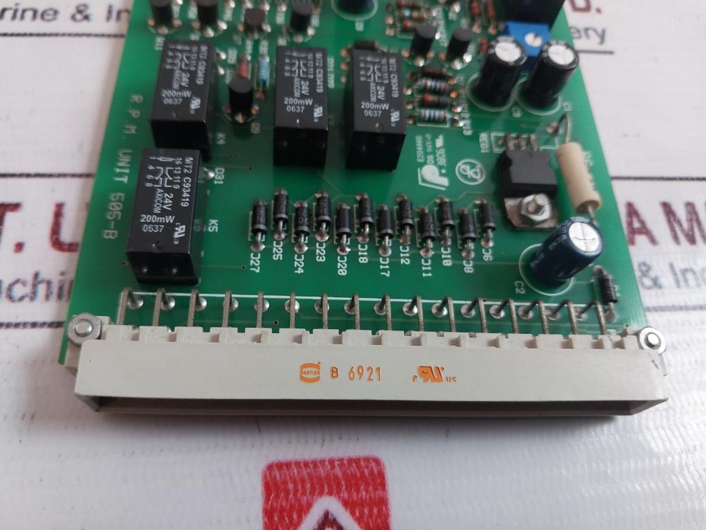 Auto Maskin R.p.m. Unit 505-b PCB Card