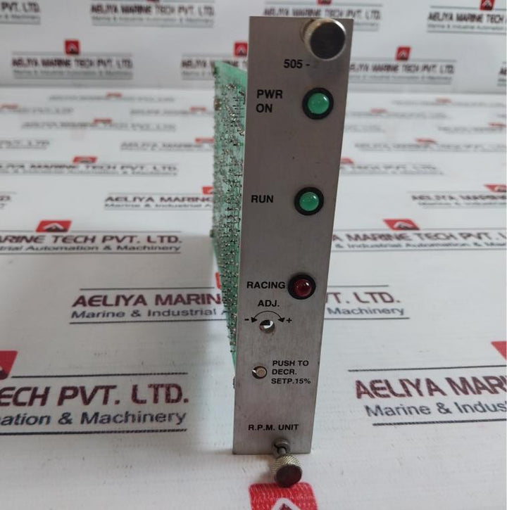 Auto Maskin R.p.m. Unit 505-b PCB Card