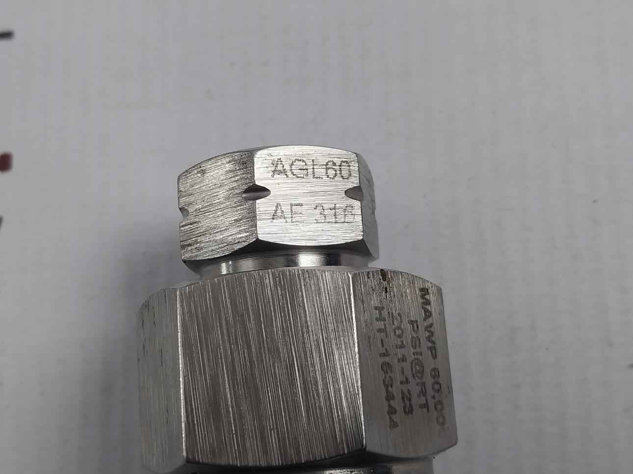 Autoclave 60M96B3-of 316Ss High Pressure Male Adapter Tube Fitting 60,000 Psi