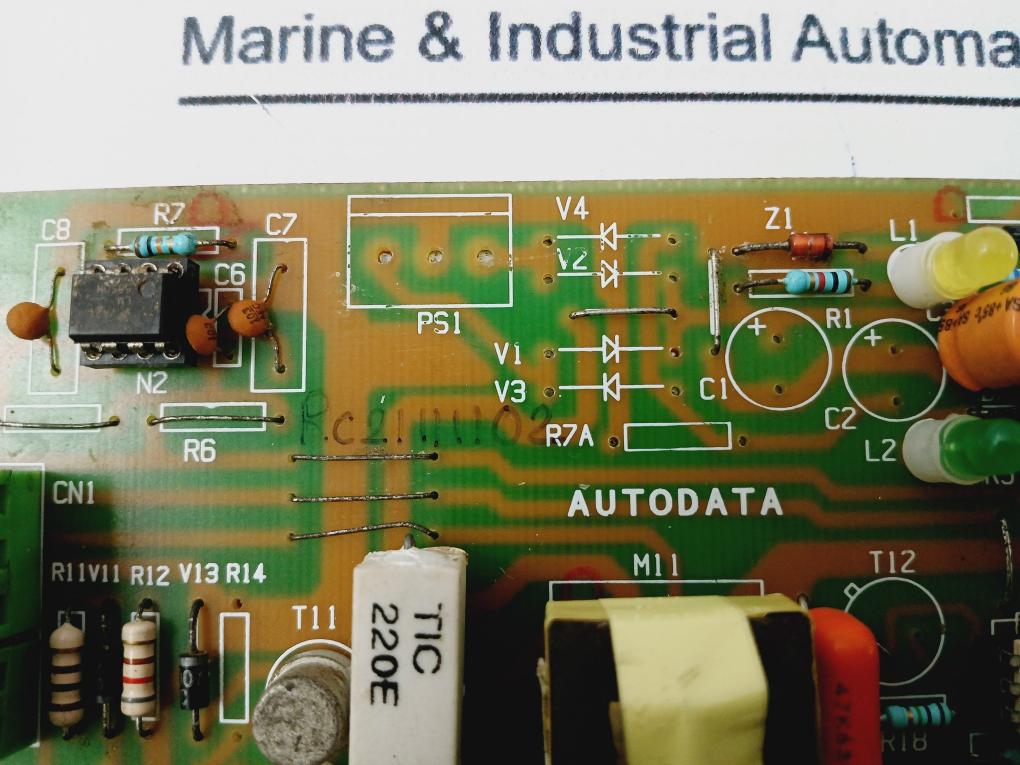 Autodata Ad200-pt-1 Printed Circuit Board Rev: C Rc21111102