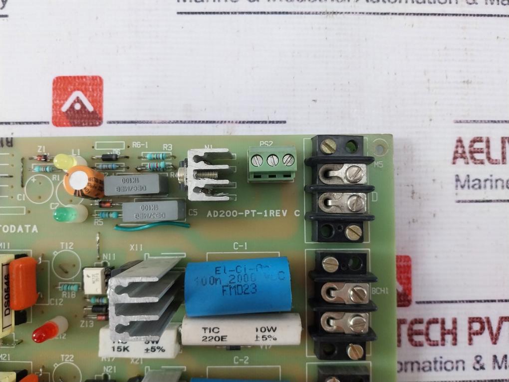 Autodata Ad200-pt-1 Printed Circuit Board Rev: C