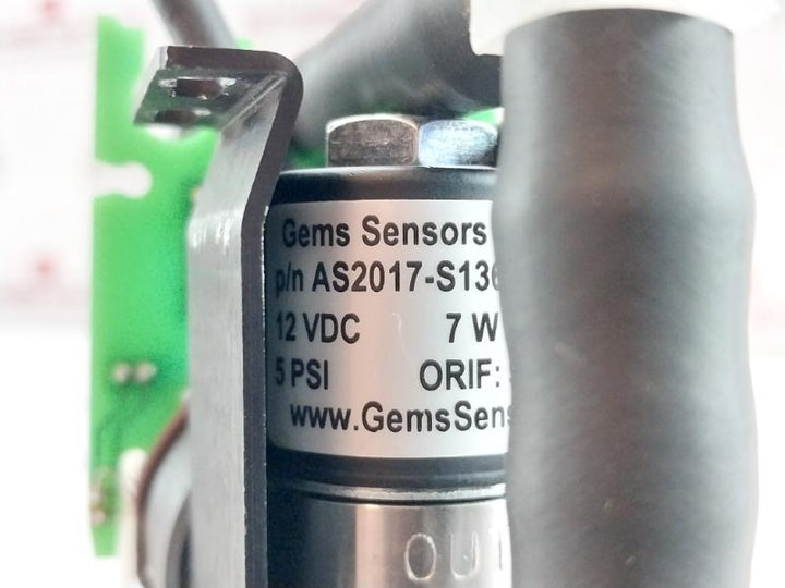 Automated Fluid Sampling / Isolation Valve Gems Sensors & Controls As2017-s136