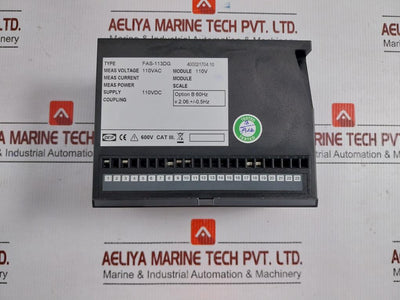 Automatic-Synchronizer-Controller-110Vac-60Hz-390158-0008-By-Deif-Fas-113Dg-208437-5