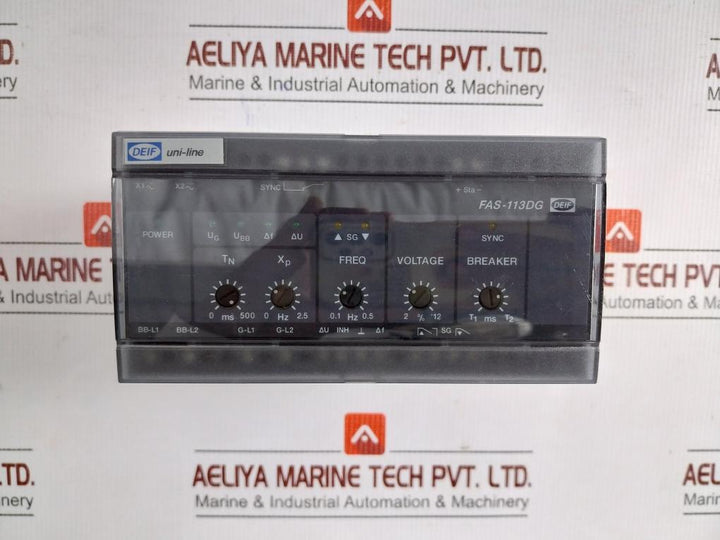 Automatic-Synchronizer-Controller-110Vac-60Hz-390158-0008-By-Deif-Fas-113Dg-208437-7