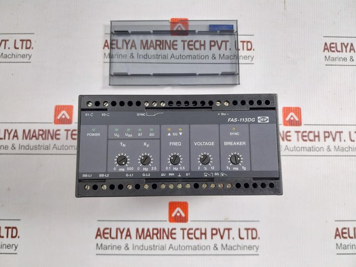 Automatic-Synchronizer-Controller-110Vac-60Hz-390158-0008-By-Deif-Fas-113Dg-208437-8