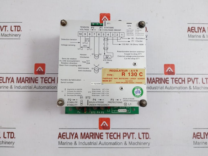 Automatic-Voltage-Regulator-1-Rc1910603A-03-Leroy-Somer-R-130-C-209517-1