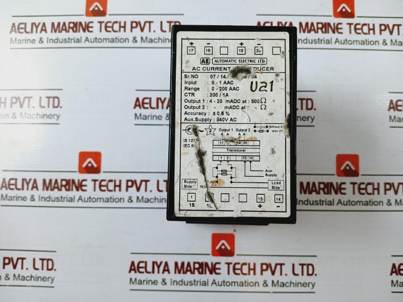 Automatic Electric 0-1 Aac Digital Ac Ammeter 0-200 Aac