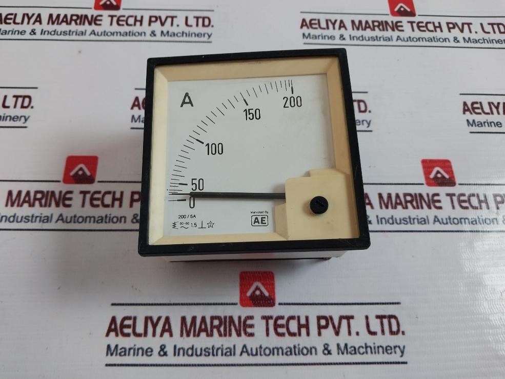 Automatic Electric 0-200 A Ammeter 200/5A