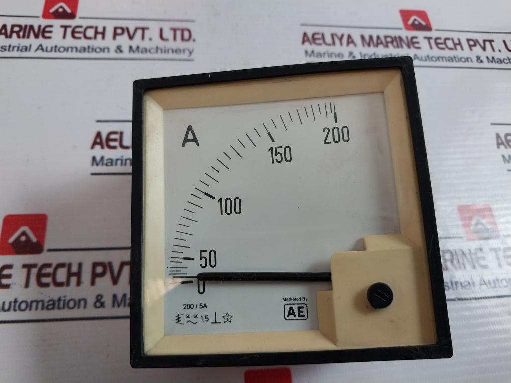 Automatic Electric 0-200 A Ammeter 200/5A