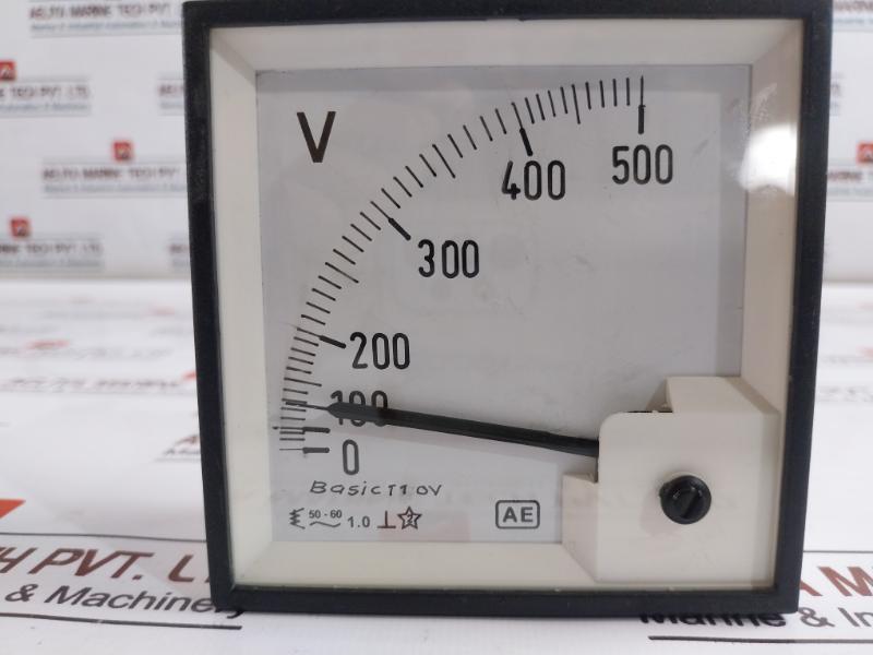 Automatic Electric 0-500V Analog Voltmeter 110V