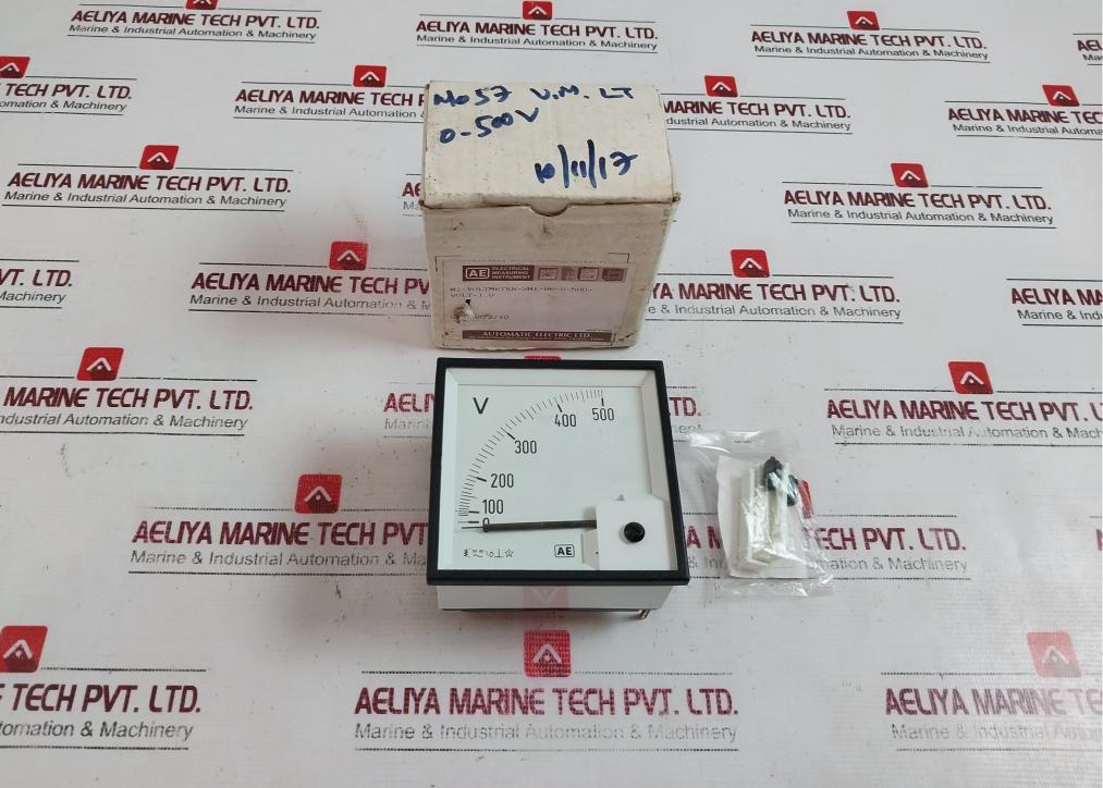 Automatic Electric 0-500v Analog Voltmeter