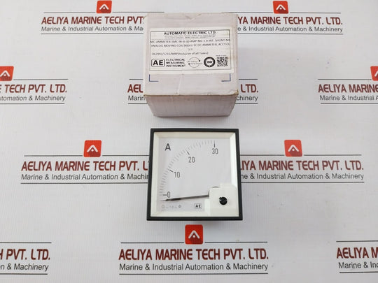 Automatic Electric 0 To 30 A Analog Ammeter