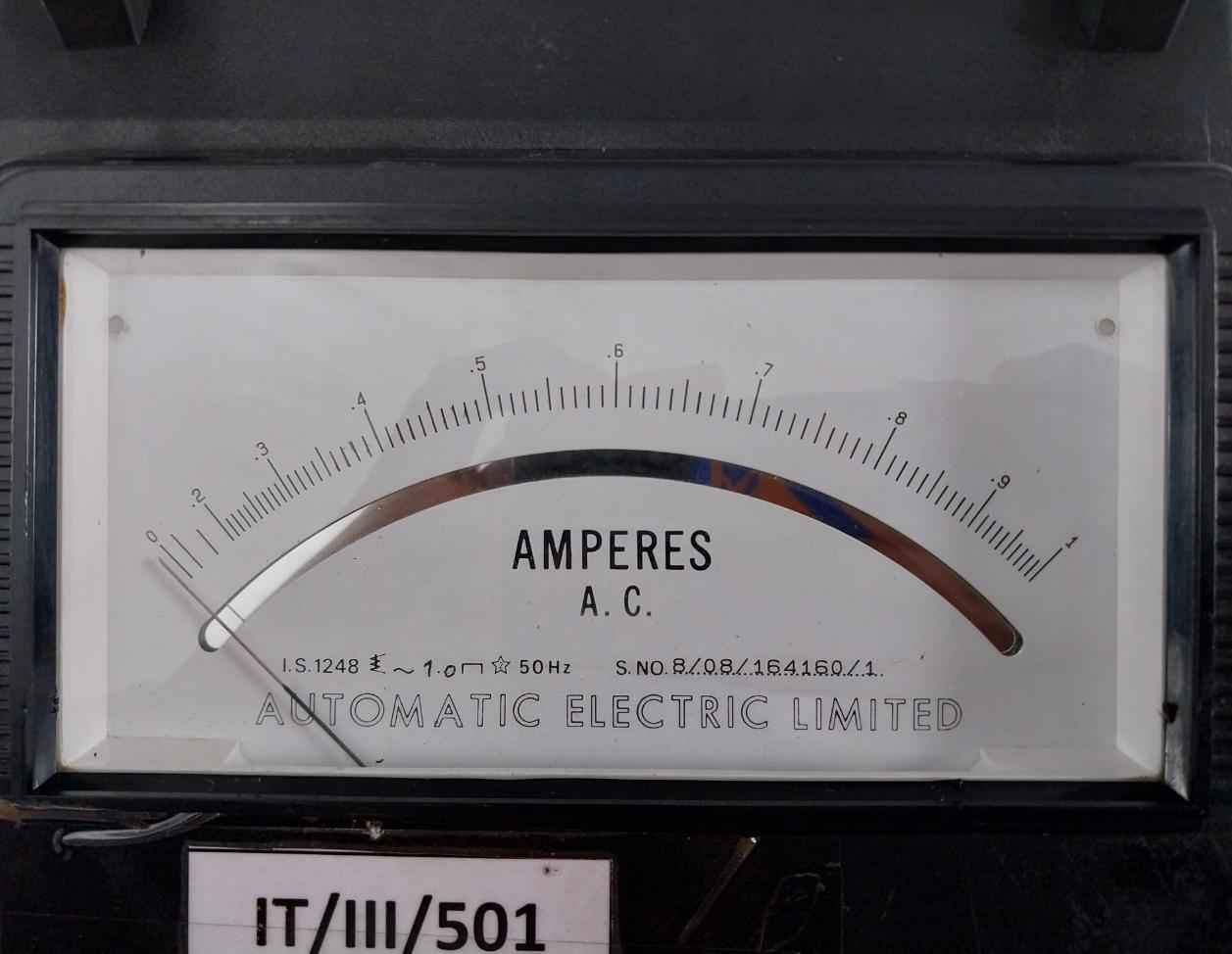 Automatic Electric Analog Ammeter 0-1 A.C. 50Hz
