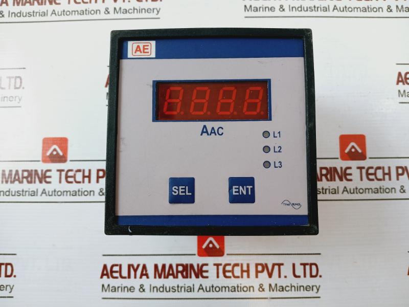 Automatic Electric Ass96D Digital Ac Ammeter 0-200.0 Aac