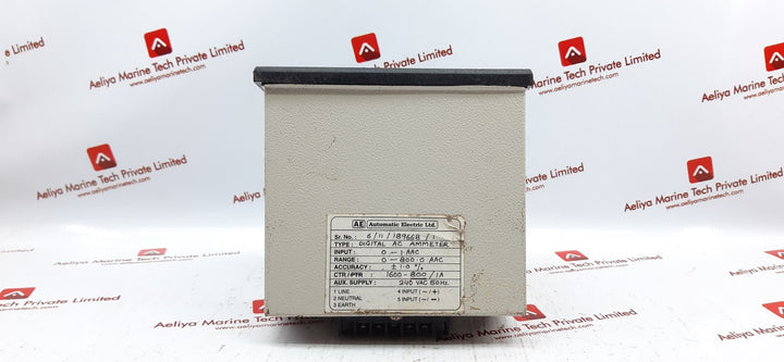 Automatic Electric Digital Ac Ammeter, 0-1aac
