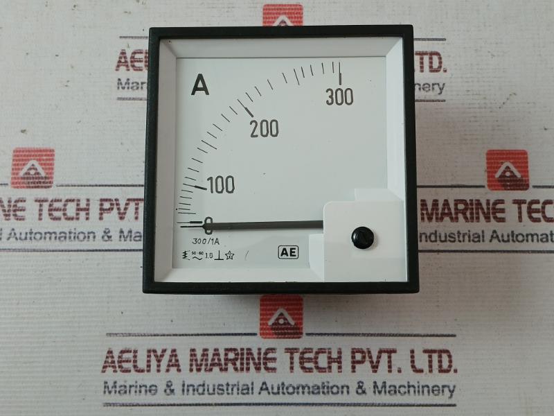 Automatic Electric Mi-ammeter-smi-96-0-300-amp-300/1A-1.0 Panel Meter 1Mm To 6Mm