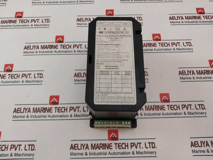 Automatic Electric Programmable Multifunction Transducer 0-500V 1A/5A 45-55Hz