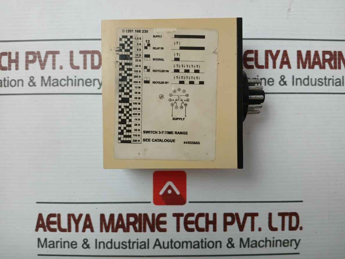 Automatic Start Combi Timer By Carlo Gavazzi Part No: S 1201 166 230