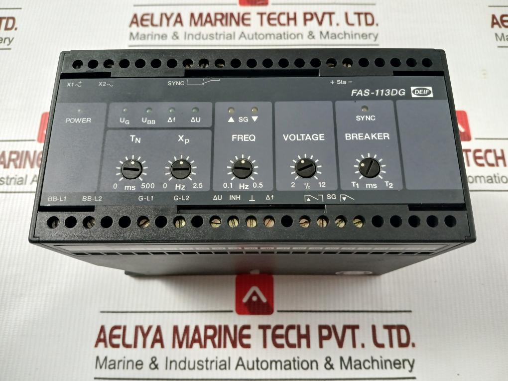 Automatic Synchronizer Controller Fas-113Dg Deif 230Vac