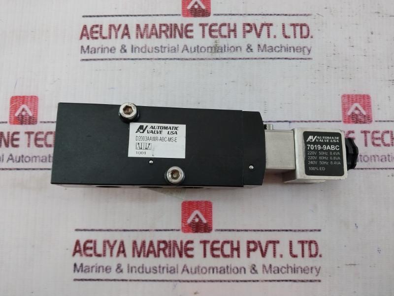 Automatic Valve D2003Aawr-abc-ms-e Solenoid Valve 220V/240V 50/60Hz 8.4Va