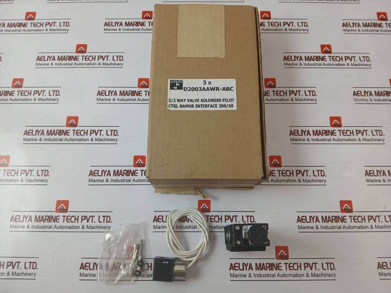 Automatic Valve D2003aawr-abc 5/2 Way Valve With Solenoid Pilot Control 230v