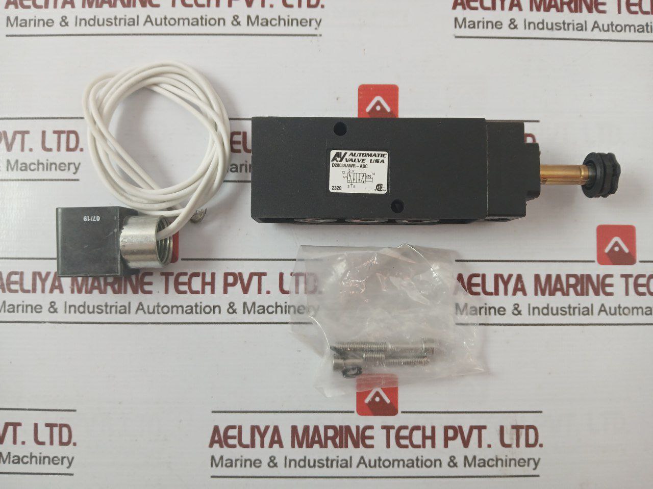 Automatic Valve D2003aawr-abc 5/2 Way Valve With Solenoid Pilot Control 230v