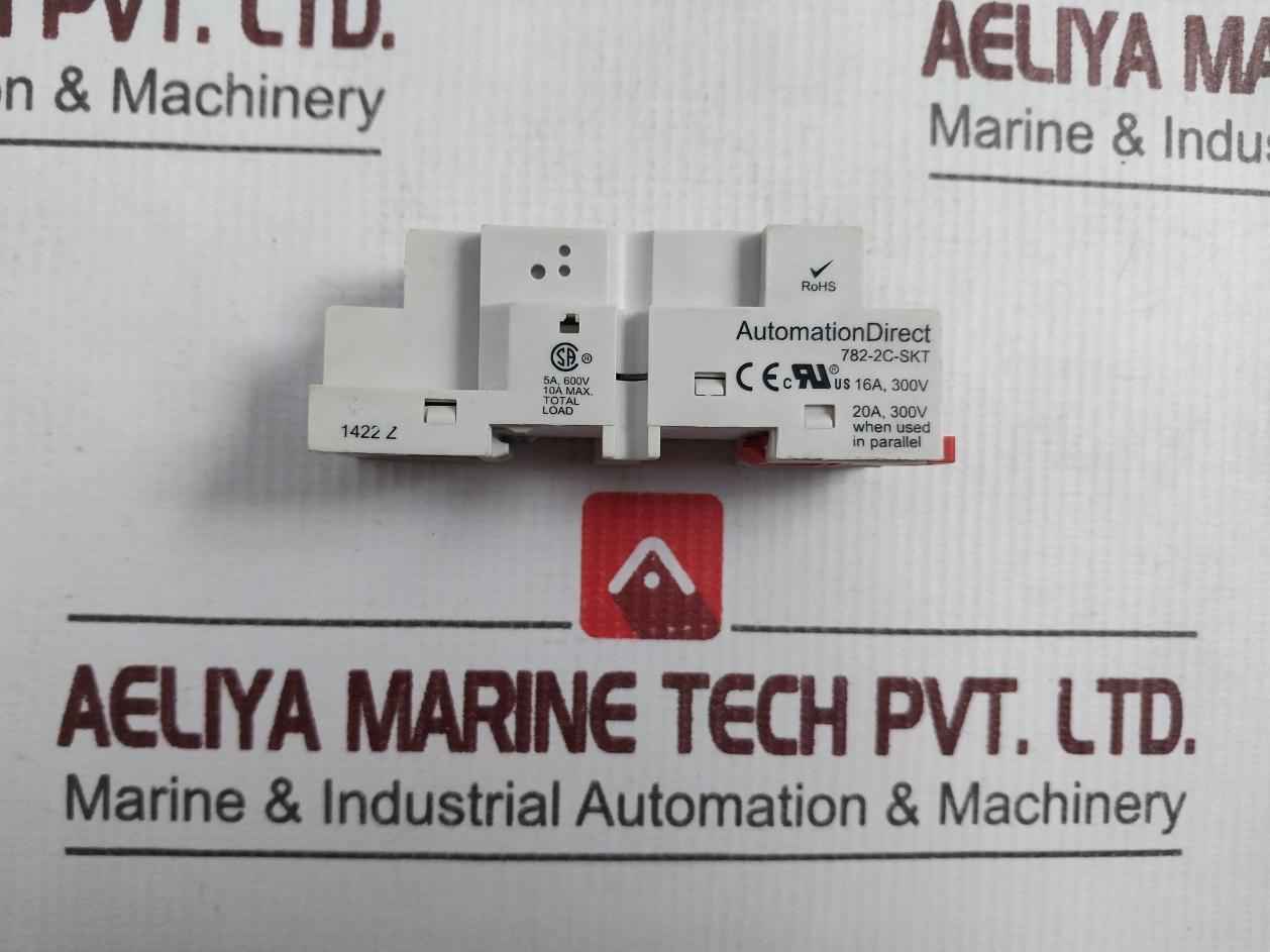 Automation Direct 782-2C-skt Relay Socket 600V 20A