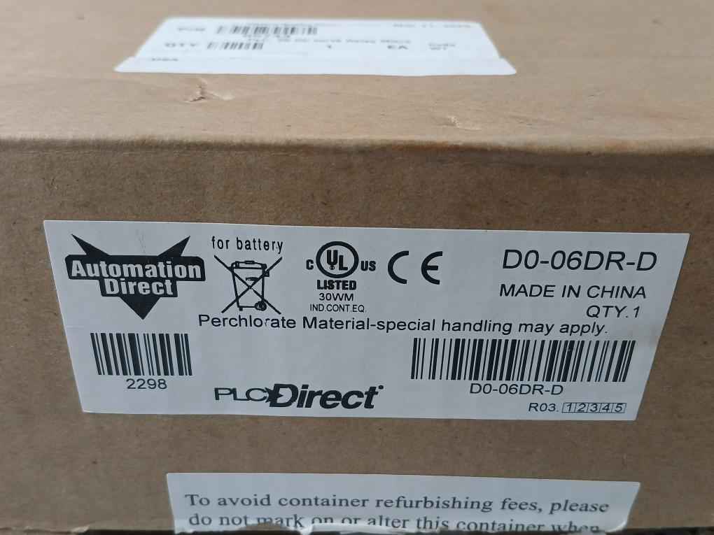 Automation Direct D0-06Dr-d Directlogic 06 Plc I/O Module 16 Relay Micro 50-60Hz