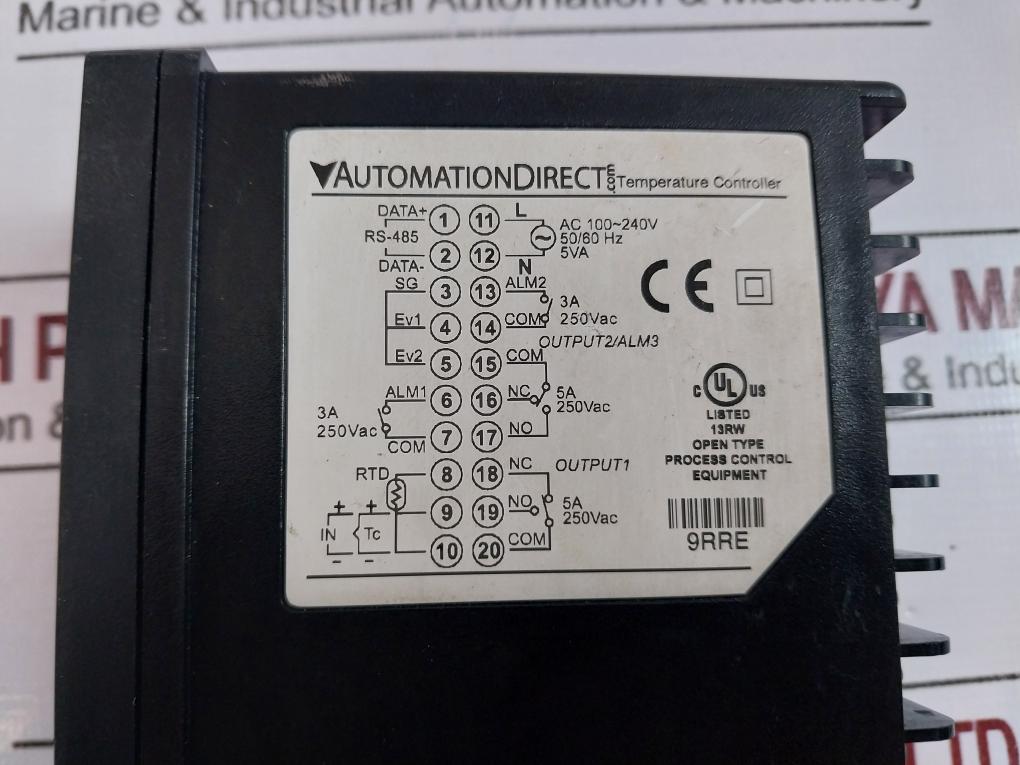 Automation Direct Sl4896-rre Temperature Controller Solo 4896 Sl4896-rre+00G0252