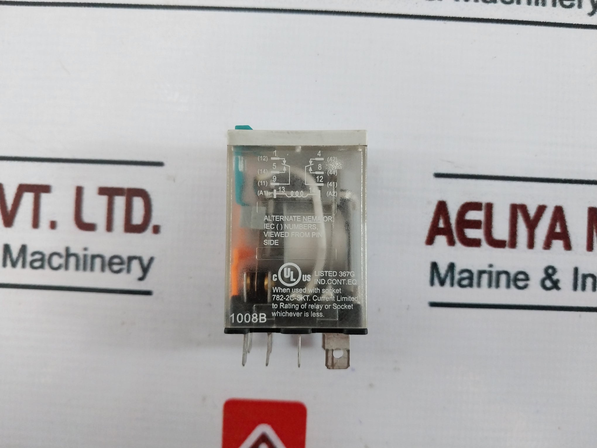 Automationdirect 782-2C-24D Ice Cube Control Relay With Base 782-2C-skt