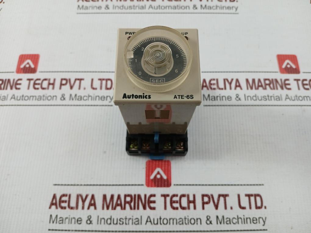 Autonics-0-6-Sec-10A-250Vac-Analog-On-delay-Timer-With-Socket-Ate-6S-208030-2
