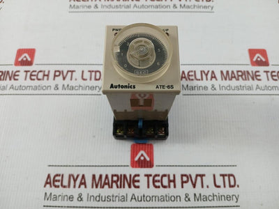 Autonics-0-6-Sec-10A-250Vac-Analog-On-delay-Timer-With-Socket-Ate-6S-208030-2